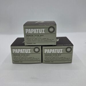 PAPATUI Enhancing Tattoo Balm Fragrance Free 2oz/59mL Lot of 3 New Boxes